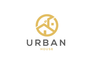 Urban House Logo Design Template