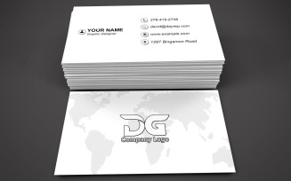 Business Card Template - E-card Template with Customizable Designs - 576