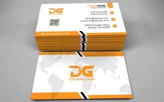 Business Card Template - E-card Template with Customizable Designs - 578