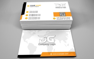 Business Card Template - E-card Template with Customizable Designs - 579