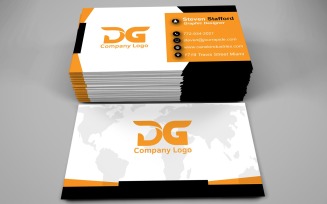 Business Card Template - E-card Template with Customizable Designs - 581