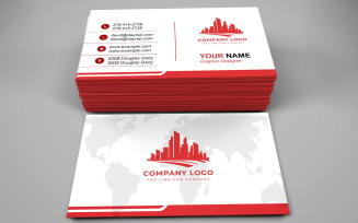 Business Card Template - E-card Template with Customizable Designs - 586