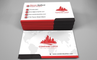 Business Card Template - E-card Template with Customizable Designs - 587