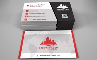 Business Card Template - E-card Template with Customizable Designs - 588