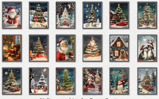 Christmas Wall Art Poster Bundle