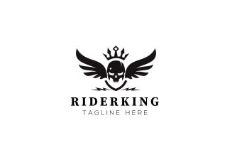 Rider King Logo Design Template