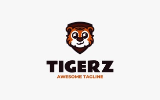 Tiger Mascot Cartoon Logo 4