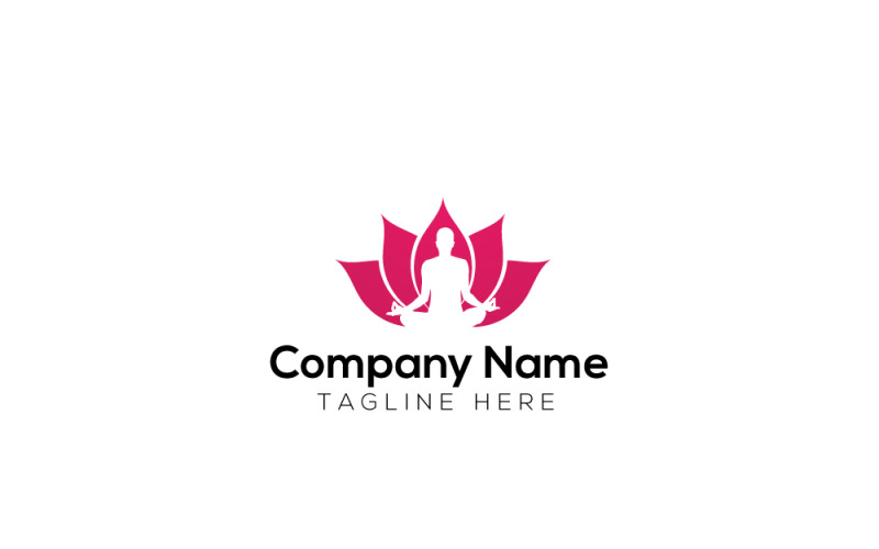 Yoga Logo & Lotus Logo Design Template Logo Template