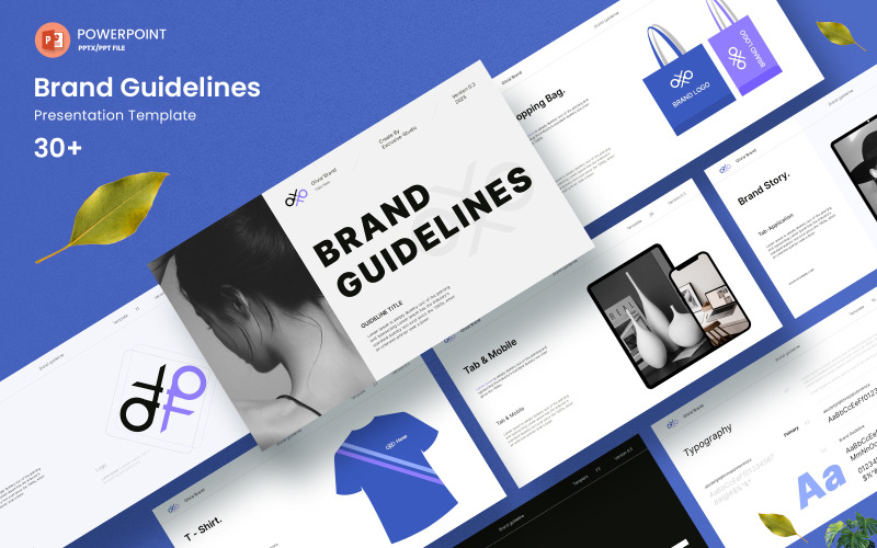 Brand Guideline Presentation- Template PowerPoint Template