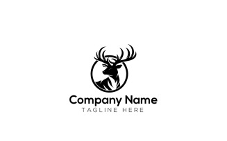 Deer Logo & Forest Logo Design Template