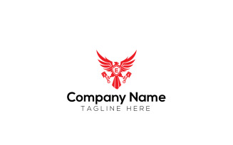 Eagle Automotive Logo Design Template 3