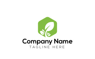 Eco Green Logo Design Template 4