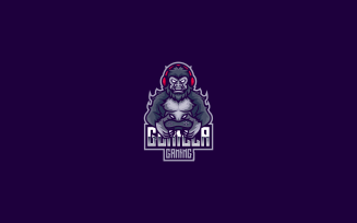 Gorilla E- Sport and Sport Logo