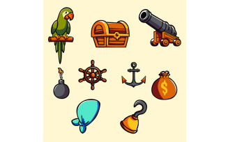 Pirates Cute Doodle Collection