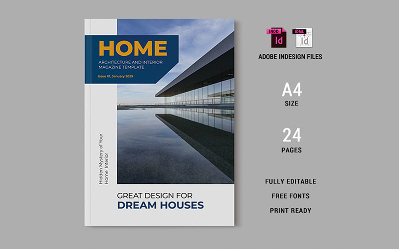 Real Estate and Architecture Magazine Template 2