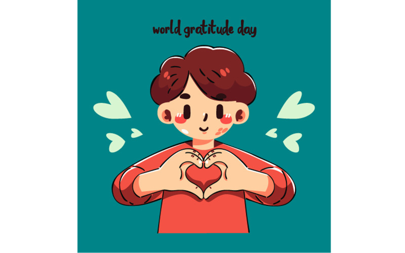 World Gratitude Day Celebration (1) Illustration