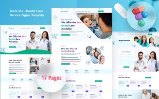 Medical+ - Dental Care Services Figma Template