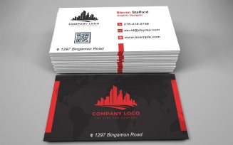 Business Card Template - E-card Template with Customizable Designs - 591