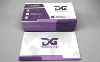 Business Card Template - E-card Template with Customizable Designs - 595