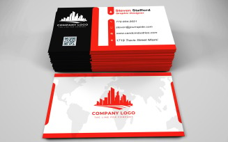 Business Card Template - E-card Template with Customizable Designs - 596