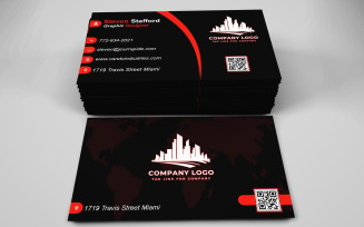 Business Card Template - E-card Template with Customizable Designs - 597