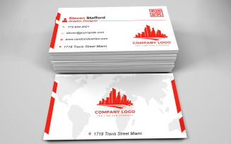 Business Card Template - E-card Template with Customizable Designs - 598