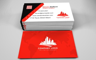 Business Card Template - E-card Template with Customizable Designs - 599