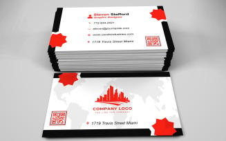 Business Card Template - E-card Template with Customizable Designs - 600