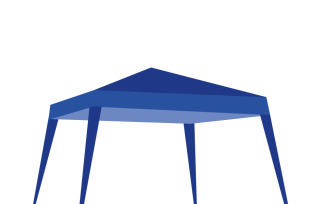 Commercial tent, vector art for web