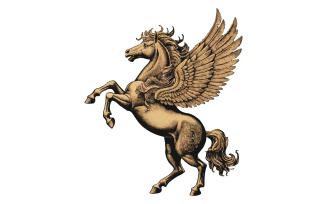 Logo design horse illustration art