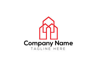 Real Estate Logo Design Template 4