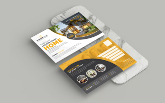 Real Estate Postcard Template Design for EDDM Direct Mail Marketing and Business Promotion