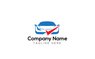 Auto Car Check Logo Design Template