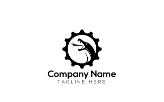 Cobra Gear Logo Design Template