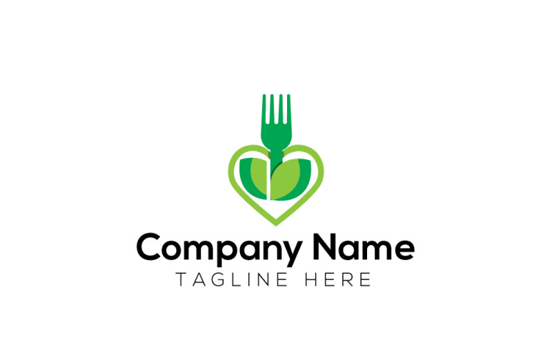 Love Garden & Love Organic Food 2 Logo Template