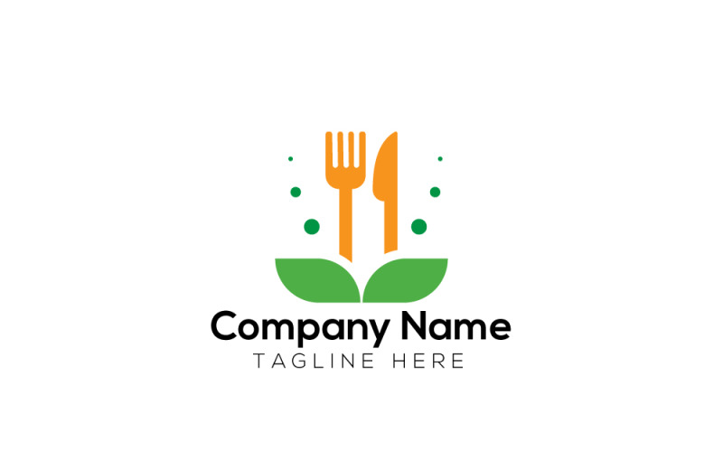 Organic Food Logo Template 3