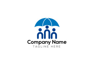 People Insurance Logo Design Template