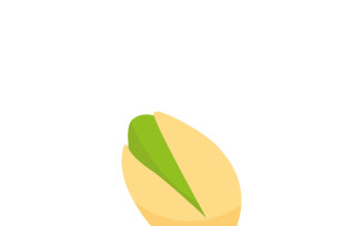 Pistachio icon symbol template