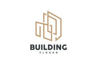 Building Logo Premium Simple Line Design V2