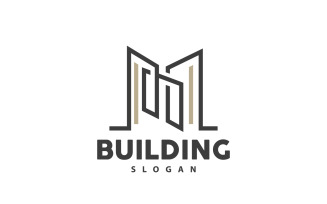 Building Logo Premium Simple Line Design V3