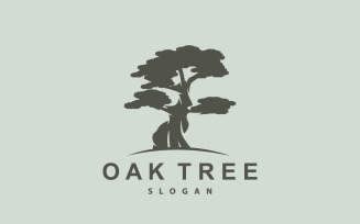 Oak Tree Logo Nature Tree Plant V1