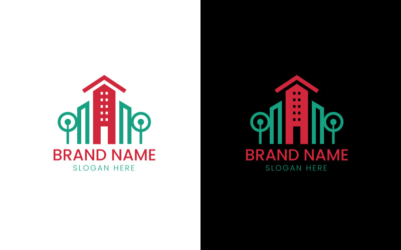 Real estate apartment logo-09-342 Logo Template