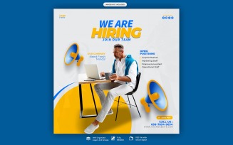 We Are Hiring Social Media Post Template