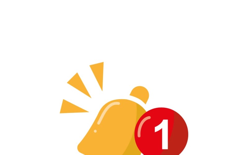 Bell Notification pop up, notifications concept Vector Graphic