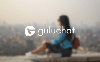 Guluchat - letter g or chat logo