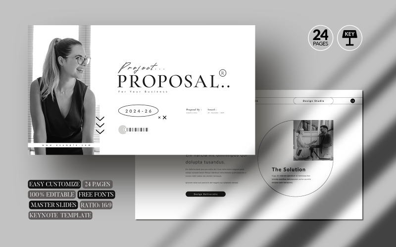 Project Proposal Keynote - Presentation Keynote Template
