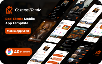 Cosmos Homie Real Estate Mobile App UI Template