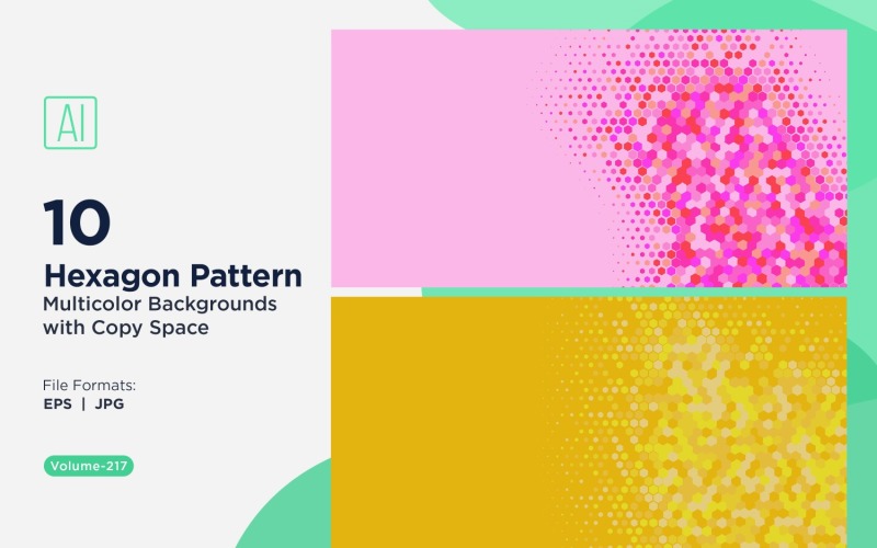 Vibrant honey bee Pattern Background in Multi Colors & Sizes 217