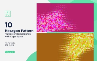 Vibrant honey bee Pattern Background in Multi Colors & Sizes 224