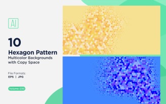 Vibrant honey bee Pattern Background in Multi Colors & Sizes 230